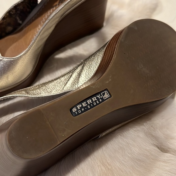 Sperry open toe leather wedge shoe - Picture 5 of 5